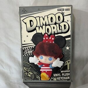 Authentic Dimoo World Vinyl Plush Keychain